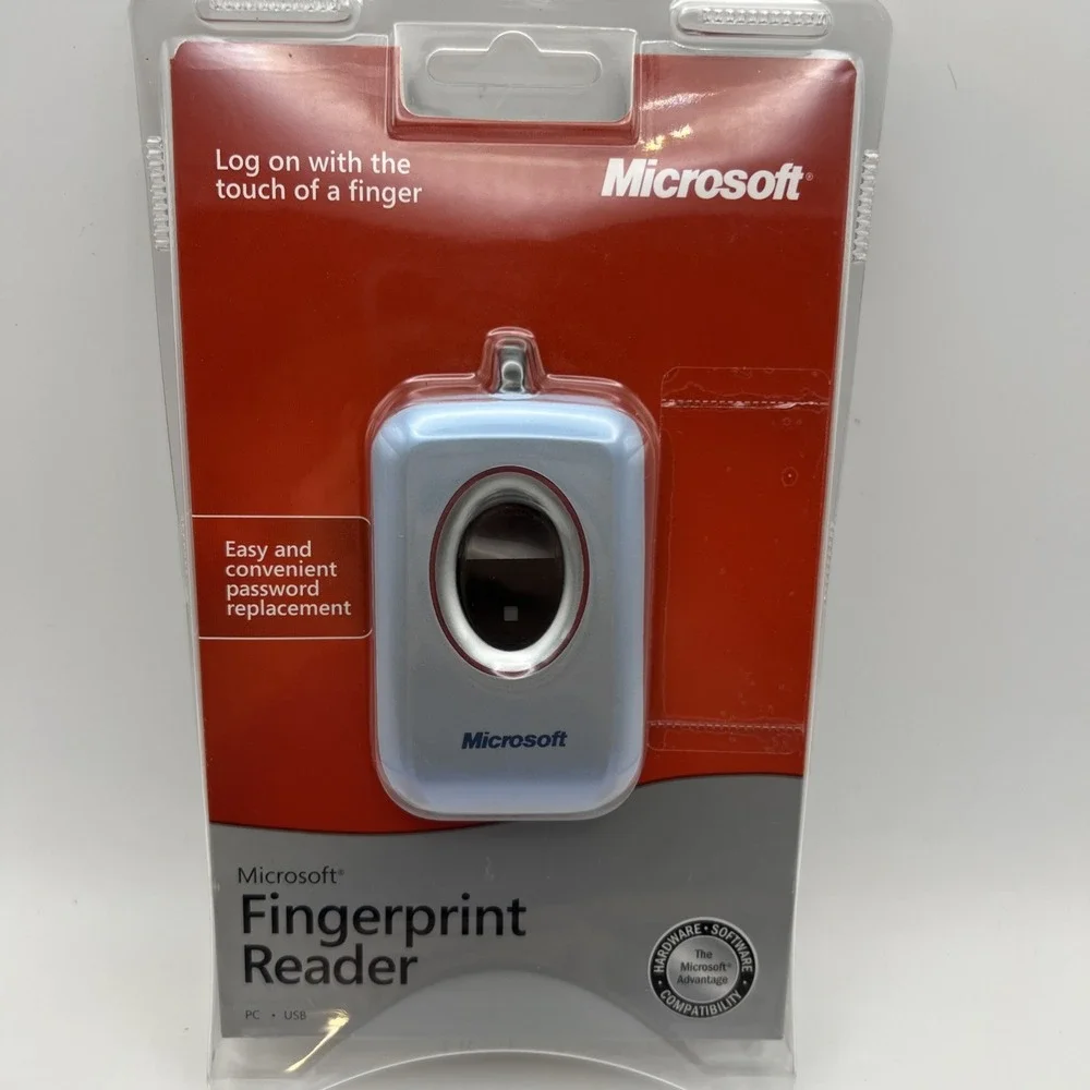 Microsoft Fingerprint Reader Model 1033 Password Replacement Windows XP NEW